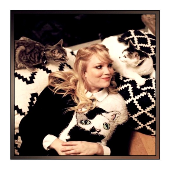 Wildfox White Label 'Joan' Cat Boy Sweater - Picture 5 of 6